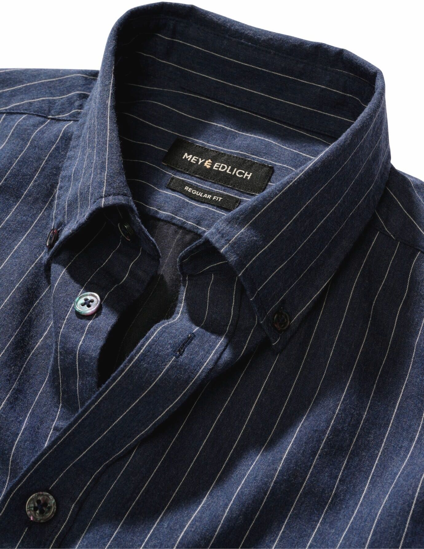 Mey & Edlich Business-Flanellhemd Blau 40