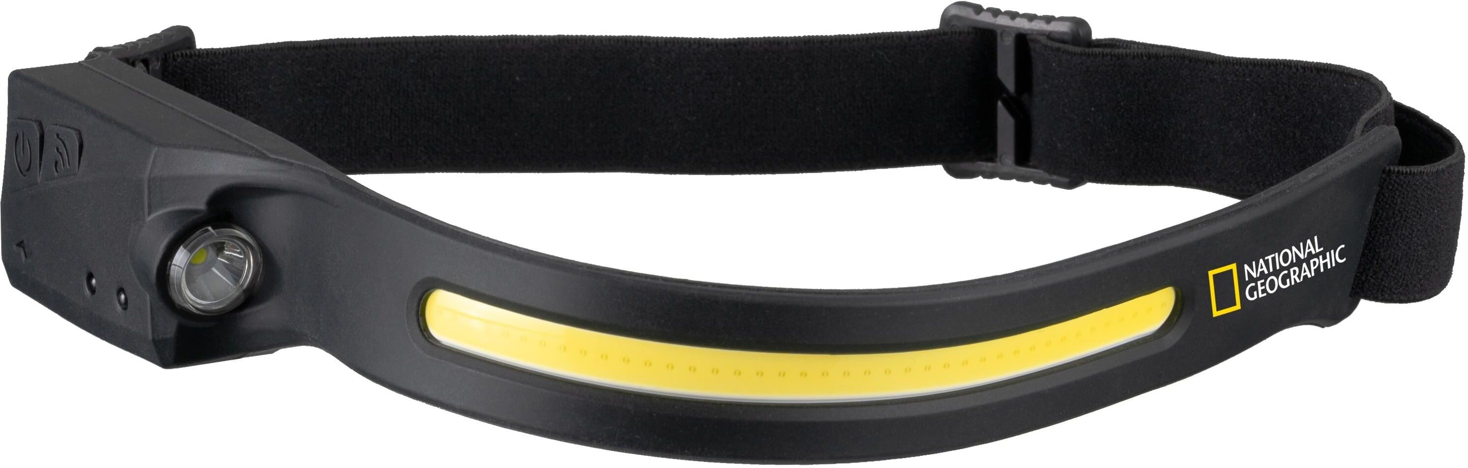 Stirnlampe NATIONAL GEOGRAPHIC "Stripe", schwarz, Mobilleuchten, Stirnlampe schwarz Einheitsgröße