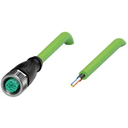 Pepperl+Fuchs Fabrik Kabeldose, Ethernet V1D-G-GN1M-PUR-E1S
