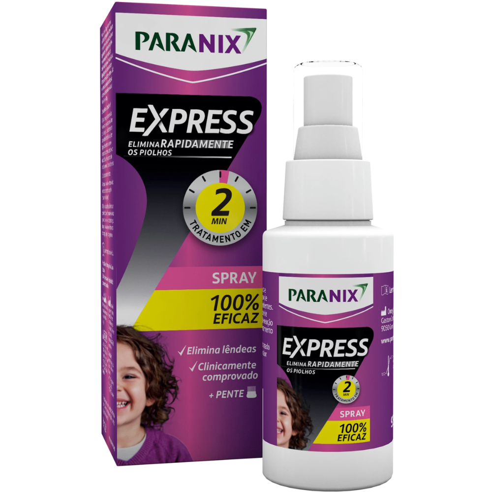 Paranix Tratamiento exprés de piojos y liendres Spray para el cabello 95mL