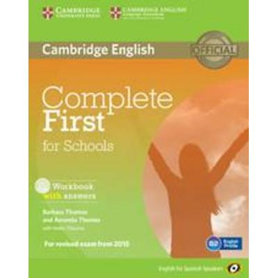 Complete First for Schools for Spanish Speakers Workbook with Answers with Audio CD, Taschenbuch von Barbara Thomas,Amanda Thomas, Cambridge