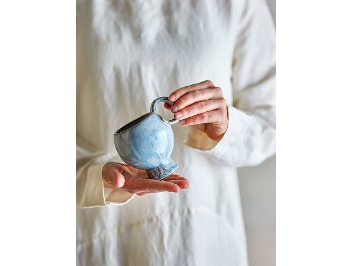Tassen-Set Avonlea 4-teilig Ø 9cm Blau/Eisblau