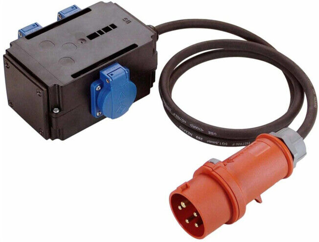 AS-SCHWABE Kompaktverteiler MIXO NAGOLD CEE-16 A, 5 pôles, 3x prise 230V ; as - Schwabe (60527)