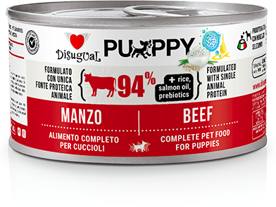 Disugual Dog Puppy de Ternera 12 uds x 150g