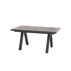 Siena Garden Ausziehtisch  Tirana ¦ schwarz ¦ Maße (cm): B: 90 H: 76