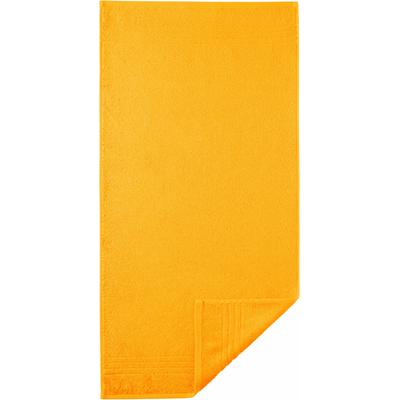 Badetücher EGERIA "Madison", gelb, B:70cm L:140cm, Walkfrottee, Obermaterial: 100% Baumwolle, Handtücher, Uni-Programm mit Streifenbordüre, reine Baumwolle