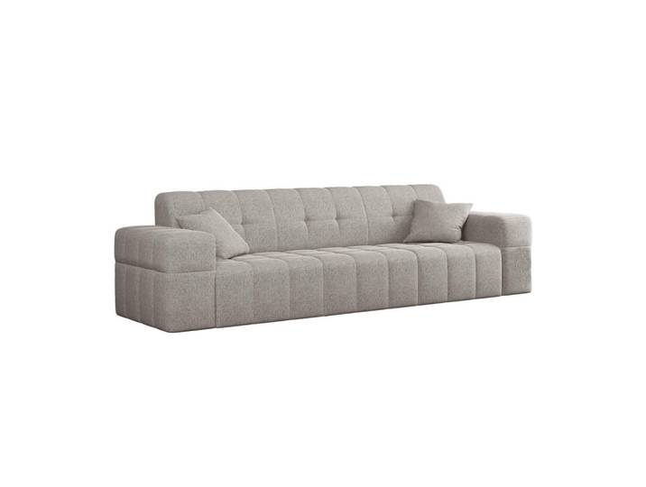 Kaiser Möbel Sofa 3-Sitzer Nimes Stoff Verita Beige, Holz, 245x82x92 cm, Wohnzimmer, Sofas & Couches, Sofas, 3-Sitzer Sofas