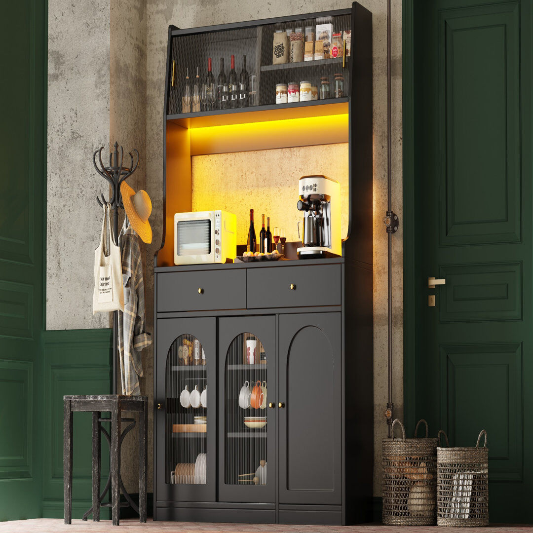 Brayden Studio 180 cm H Kitchen Pantry 180cm H X 120cm W X 40cm D