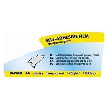 Logo Typ Klebefolie, transparent, A4, 125 g (125 g/m², 10x) (15346)