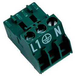 Wolf Stecker 3-polig RAST 5 274741899 in MOOSGRÜN L/PE/N
