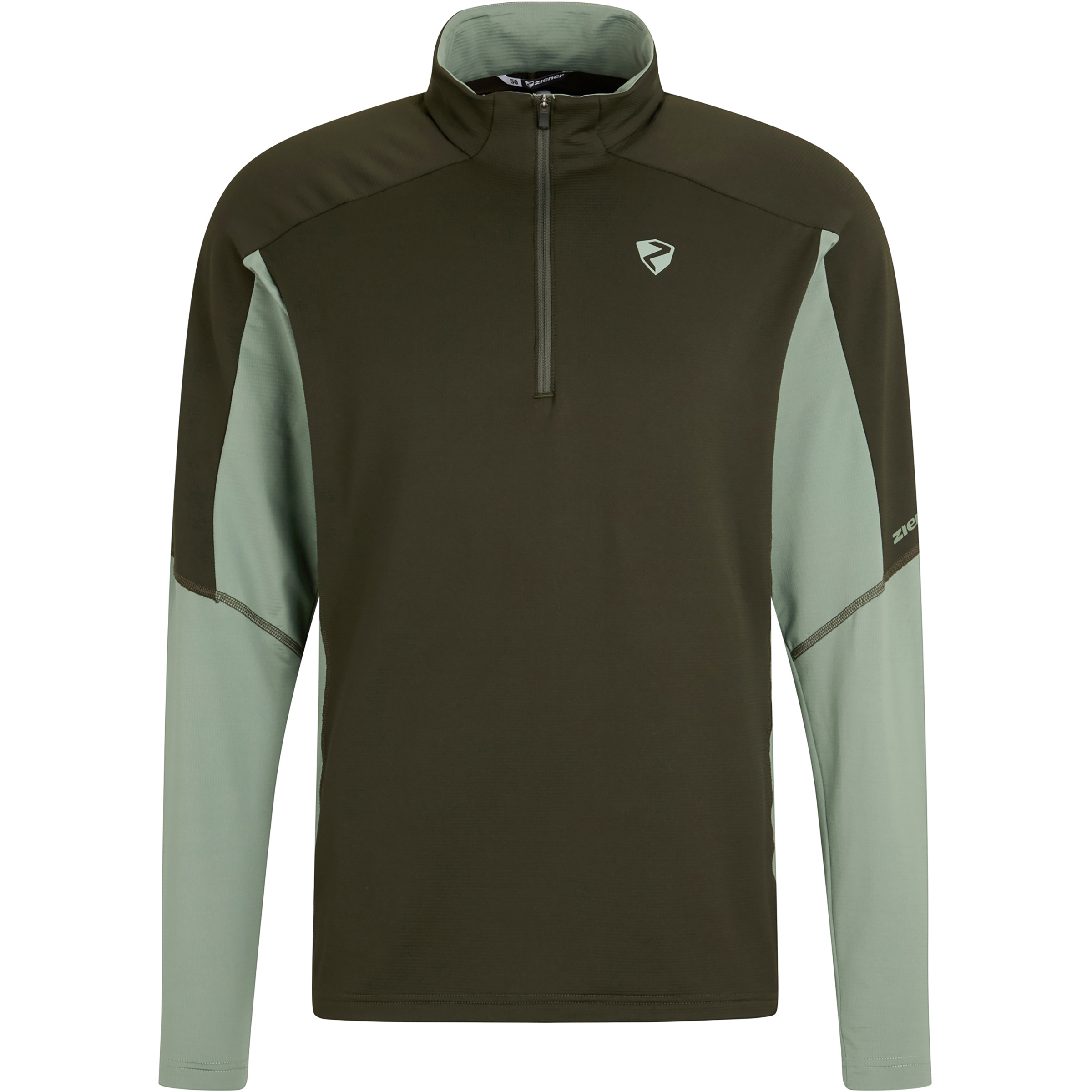 Ziener Jiroto-Z Herren Pullover gruen Größe L Skifahren Elastisch
