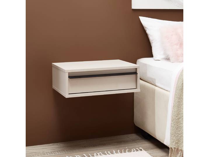 Hänge-Nachtkommode Zabats 17cm Beige/Kaschmir