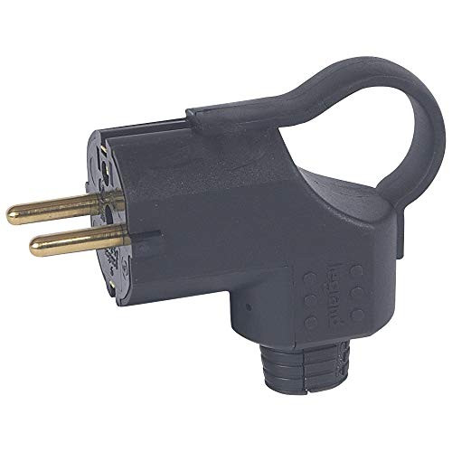 Legrand 50252 rubberen stekker met zijwaartse aansluiting