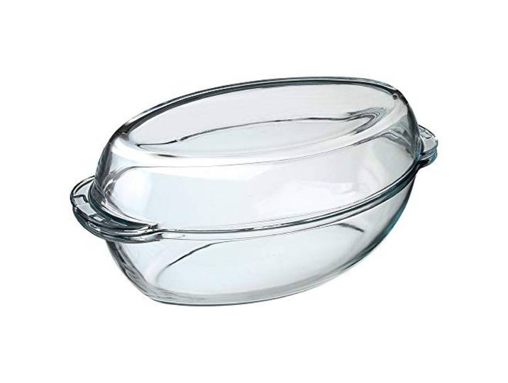 Glazen braadpan met deksel - Pasabahce classic, 2,5 l