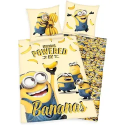 Herding, Kinderbettwäsche, Minions (135 x 200 cm, 80 x 80 cm)