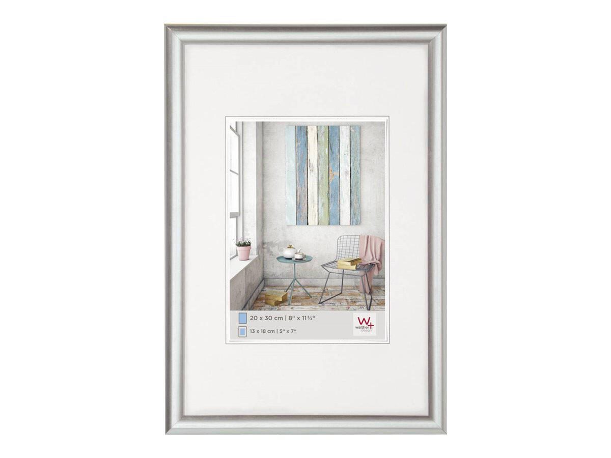 walther design Bilderrahmen Trendstyle 32,7 x 42,8 cm silber KP040S