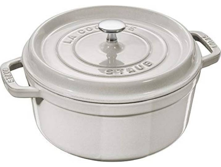 STAUB 40501-410 Cocotte 20 cm White Truffle 40501-410-0\, Aluminium\, Blanc