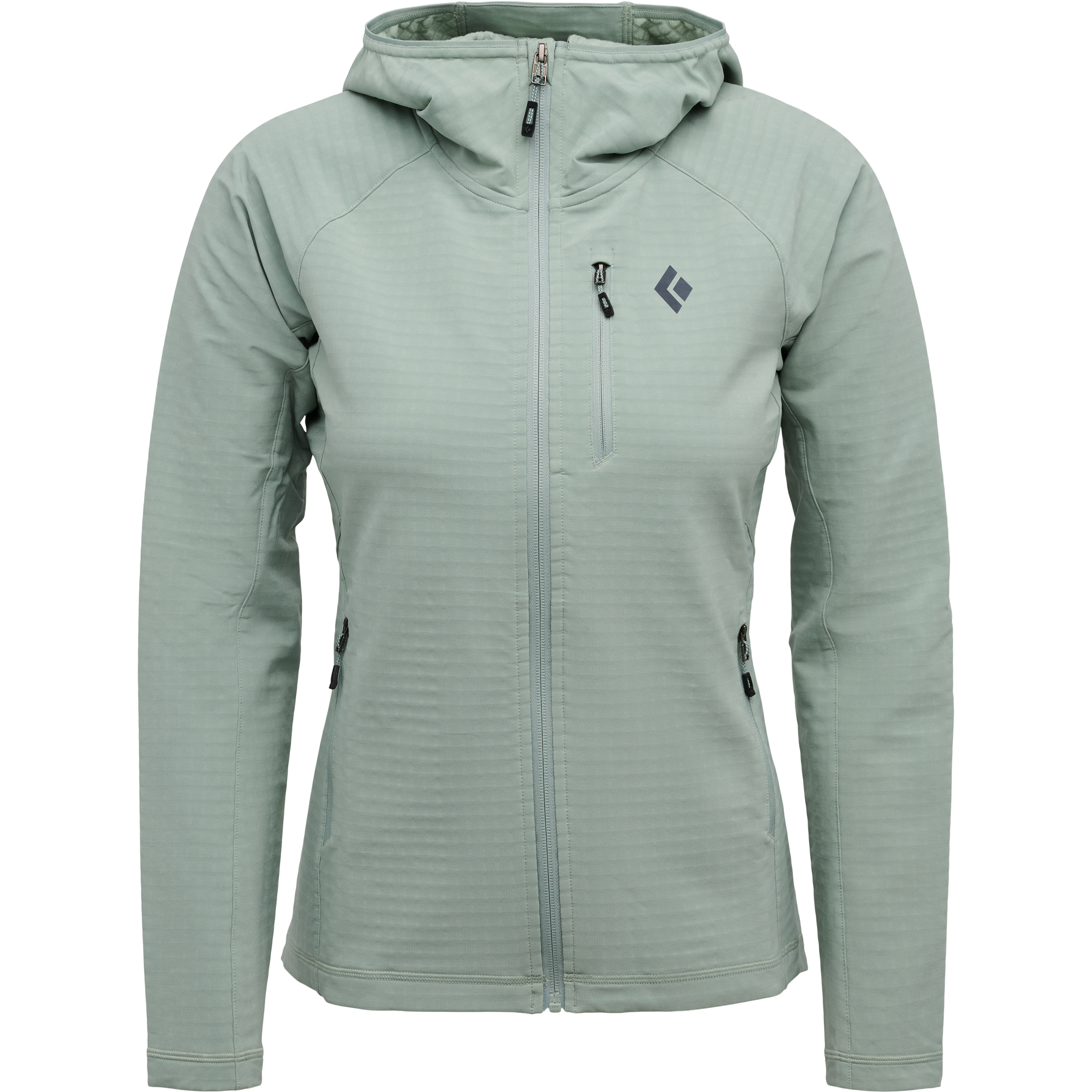 Black Diamond Coefficient Storm Damen Fleecejacke gruen Größe L Trekking Windabweisend Wasserabweisend