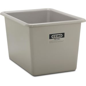 CEMO Großbehälter 1164, 700 Liter, grau, 132 x 81 x 97cm, aus GFK