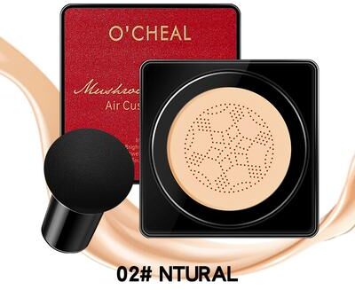Perfect Picks Market OCHEAL Mushroom Head BB Cream Foundation Face Makeup Concealer & Cushion Compact 02 Natural Red