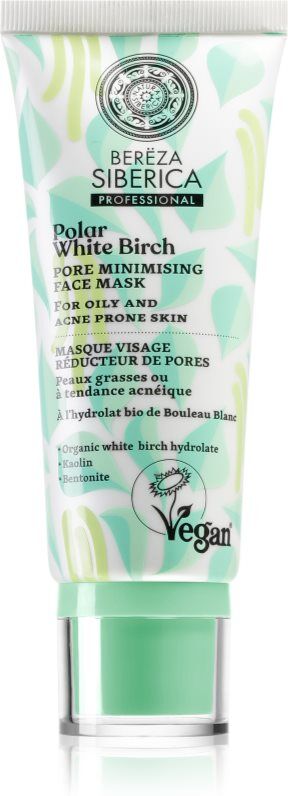 Natura Siberica Polar White Birch oil-controlling and pore-minimising cleansing mask 100 ml