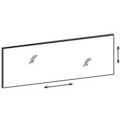Artiqua Variabler Spiegel, Eiche Ribbeck quer NB, 070-SFV-3-20-444 070-SFV-3-20-444