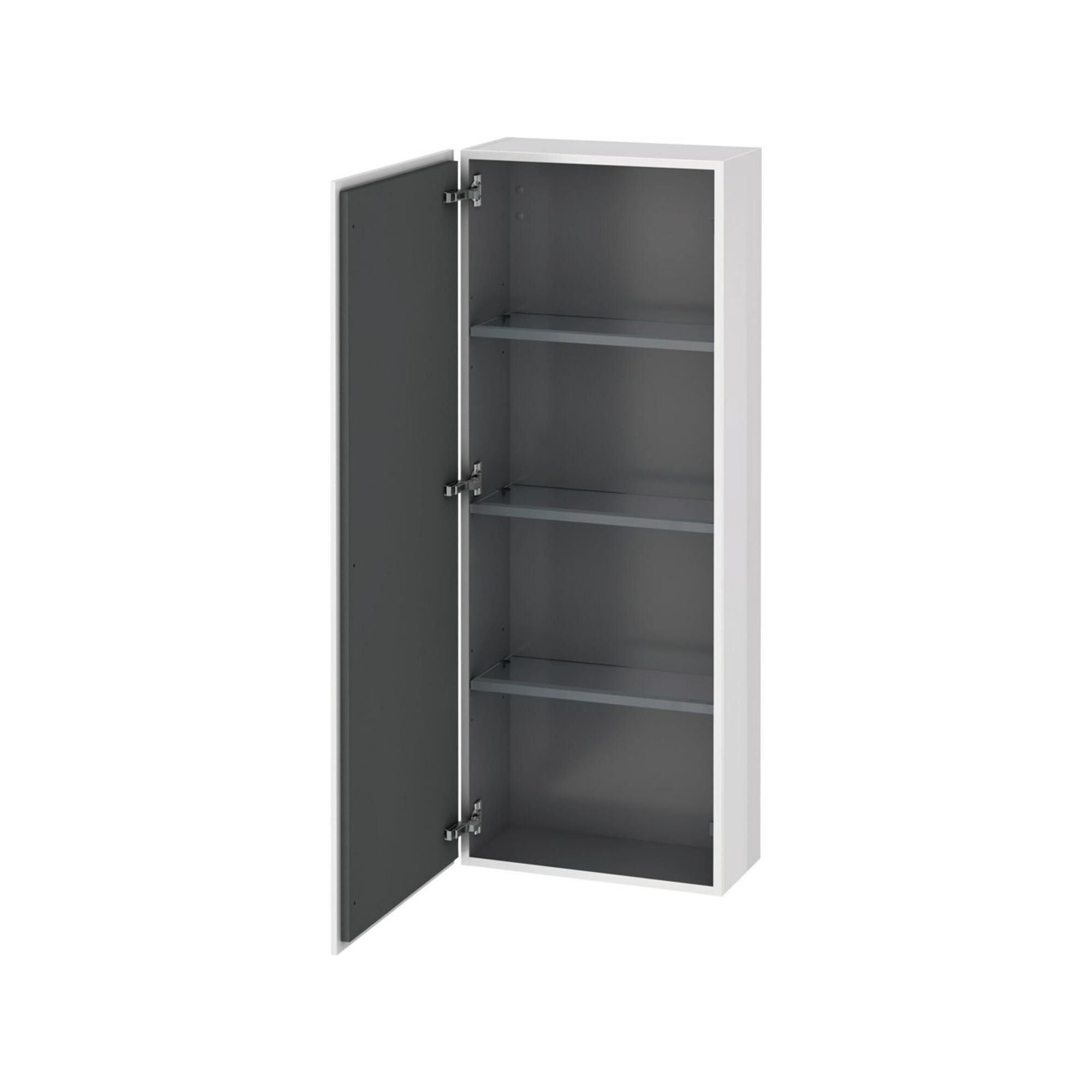 Duravit Halbhochschrank L-Cube 50x24,3x132cm, Tür li, eiche marmoriert (LC1169L5555)