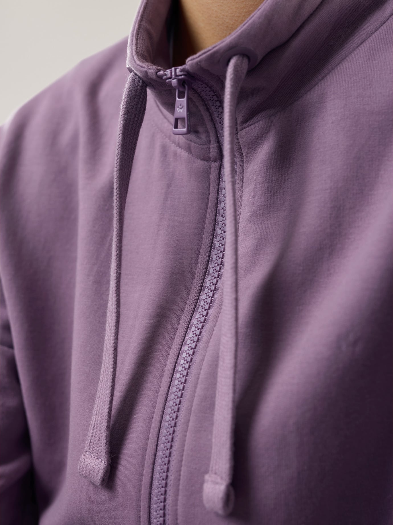 Walbusch Sweat Jacke Soft Touch, #normale Größen, Farbe Lila, 42, weich gebürstete Baumwolle Innenseite angeraut Damen