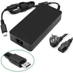 DLH 280W AC POWER SUPPLY FOR GAMER MSI LAPTOP PCS - 20V 280W CHARGE (280 W), Notebook Netzteil, Schwarz