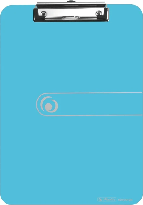 Herlitz Klemmbrett easy orga to go, DIN A4, blau transparent
