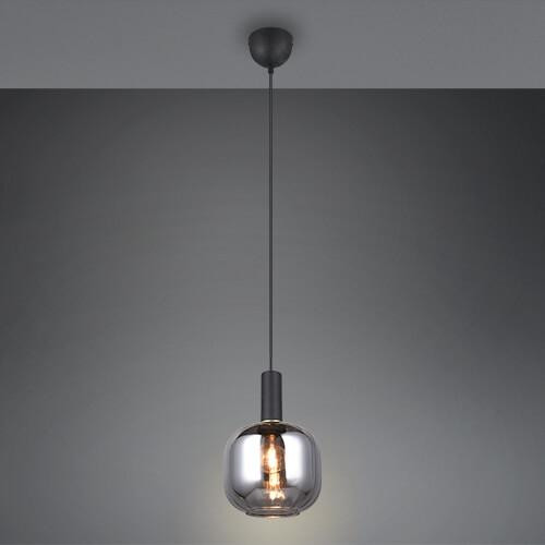 Pendel Diva Trio hanglamp - Smoke glas - Ø 20 cm