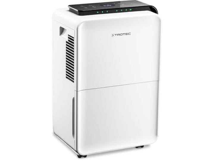 TROTEC Déshumidificateur-purificateur d'air électrique TTK 99 HEPA Filtration HEPA Appareil pour pièces de 90 m²/230 m³ Capacité de déshumidification de 31 litres/24 heures