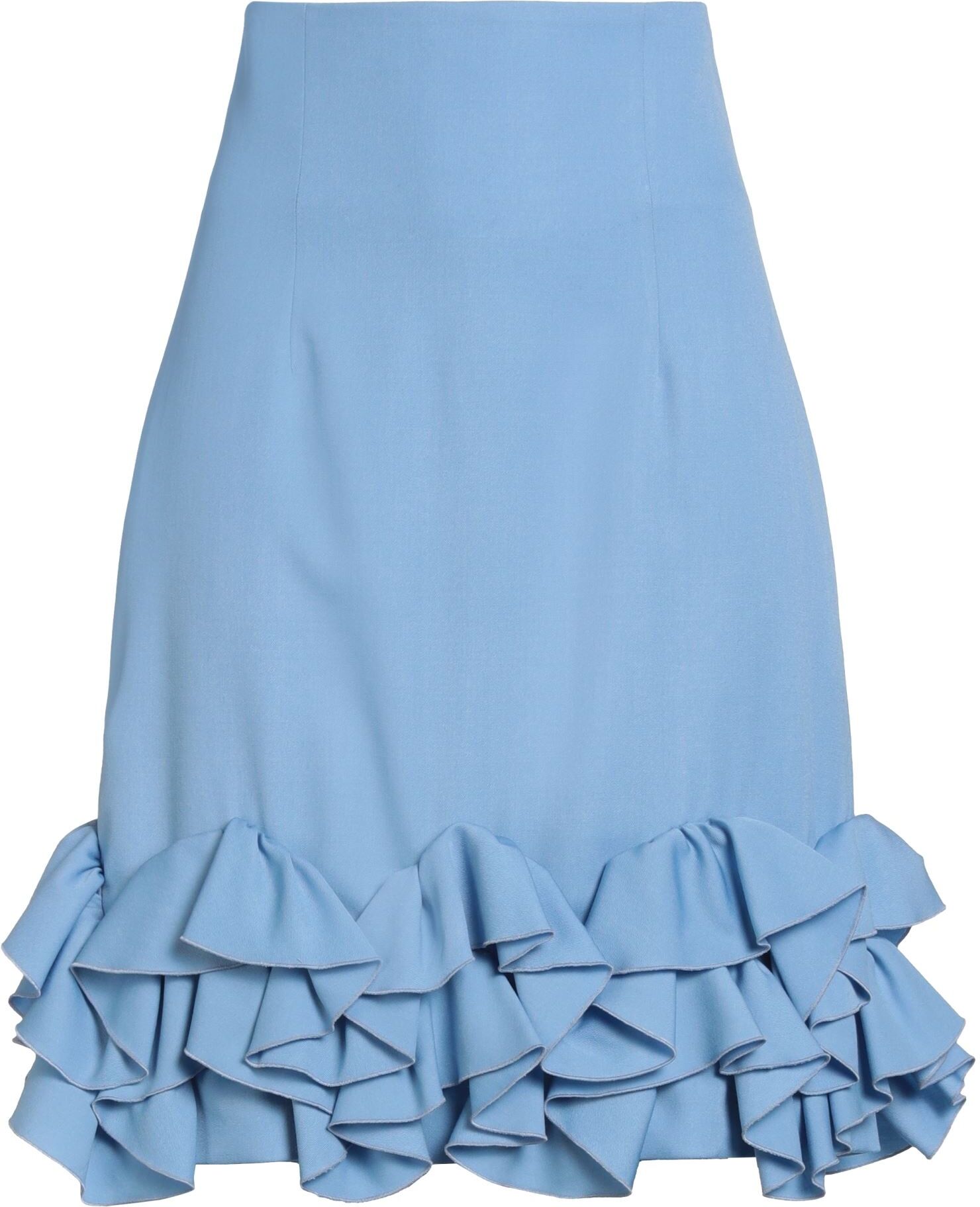 Rochas Falda midi Mujer Azul pastel 36 Mujer