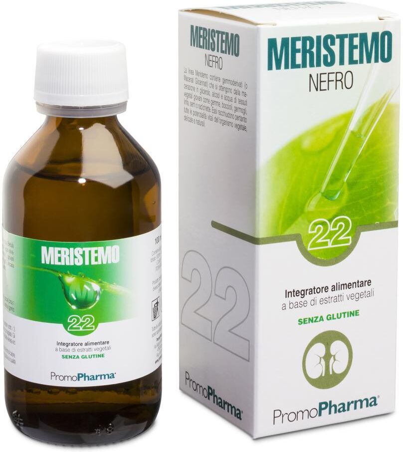 PROMOPHARMA SpA Meristemo 22 Gocce 100ml - Integratore per Energia e Benessere
