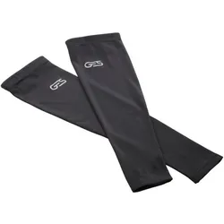 GES, Herren, Armlinge + Beinlinge, Ärmelbündchen mit reflektierendem Logo (M), Schwarz, M