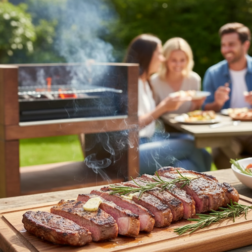 My-Barbecue Churrasqueira contemporânea AV08M - Preto