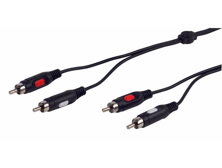 Vivanco Cinch-Verbindung, stereo, 1.5m – Audio Kabel/AUX Kabel