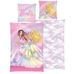 Herding Barbie Bettwäsche Größe 80x80 + 135x200 cm
