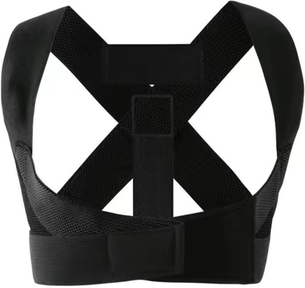 Healfit Counter Invisible Posture Correction With Straps, Hunchback Corrector For Adults, Bent Waist, Chest And Neck Forward Tilt black m