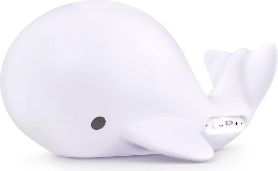 BigBen Bluetooth-luidspreker met verlichting model Wal wit