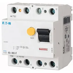 Eaton, Schutzschalter, PFIM-63/4/003-G/F FI- 187358Schalter 63A 4p 30mA Typ G/F 187358