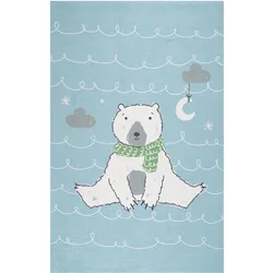 Scandic Living, Kinderteppich, Teppich, Eisbär, print, 100x160 cm (160 x 100 cm)