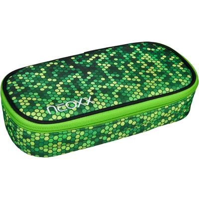 Schreibgeräteetui NEOXX "Schlamperbox, Jump", Kinder, schwarz (pixel my mind), Polyester, Schreibgeräteetuis, teilweise aus recyceltem Material