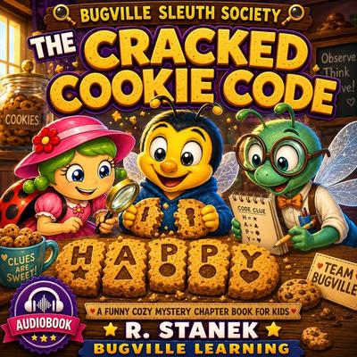 The Cracked Cookie Code (A Bugville Sleuth Society Mystery) - R. Stanek, Audio, 9781666002744