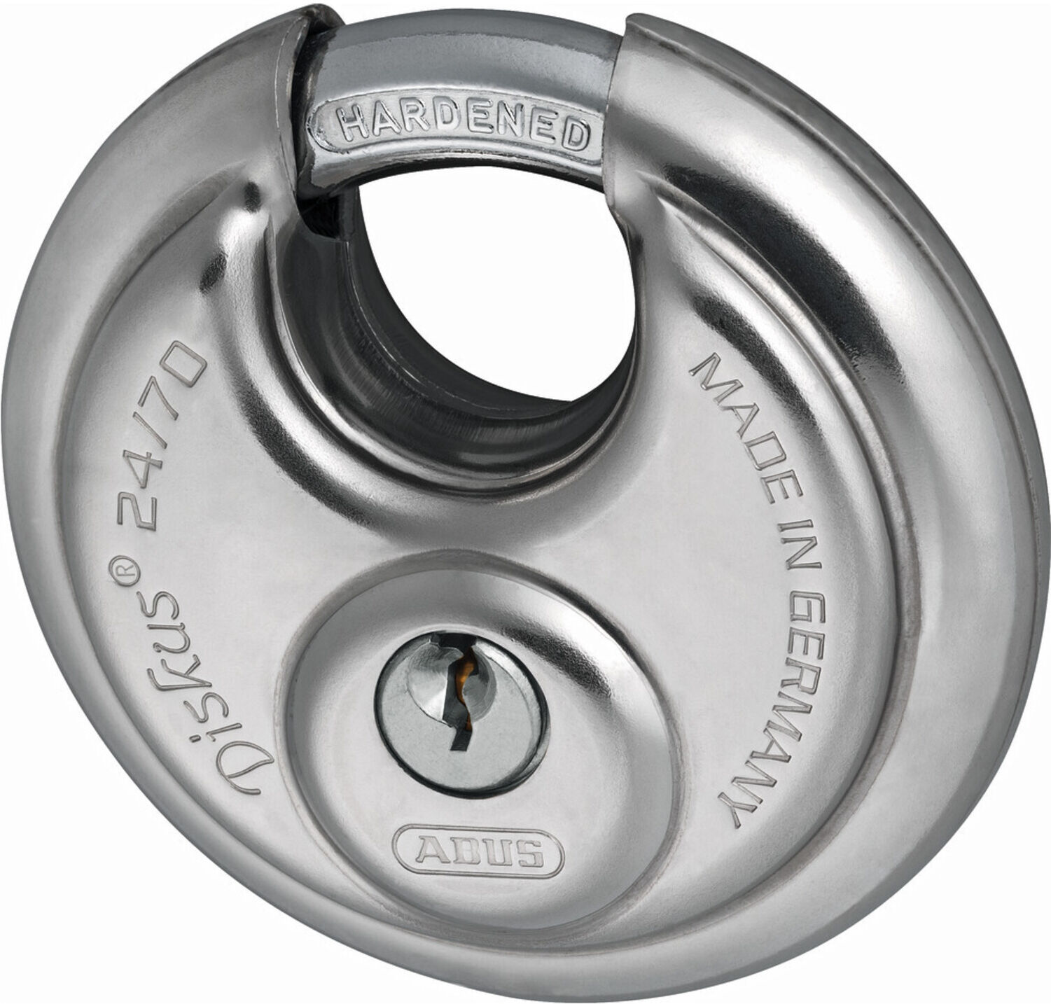 Abus Vorhangschloss Diskus 24/70 Lock-Tag Edelstahl (81695)
