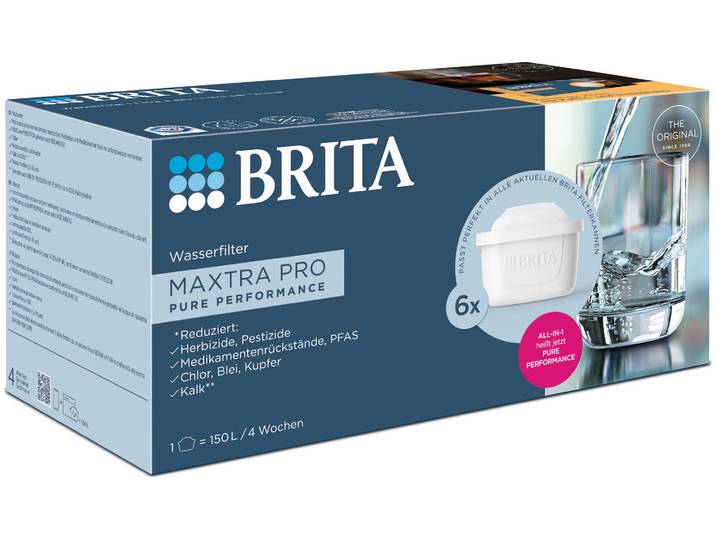 Brita Wasserfilter Kartusche Maxtra Pro Pure Performance 3x3 Stück