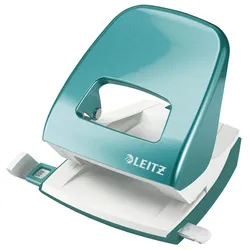 LEITZ Locher NeXXt 5008 WOW eisblau-metallic