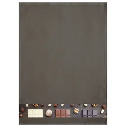 framsohn Geschirrtuch Waffel 'Schokolade' 50 x 70 cm Braun