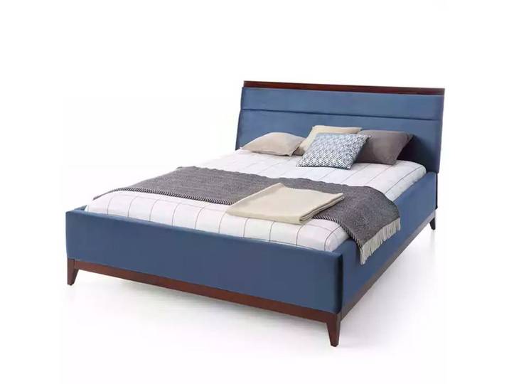 Xlmoebel Polsterbett Luxuriöses blaues Bett mit hohem Komfort und modernem Design (Bett, 1-tlg., Bett), Hergestellt in Europa