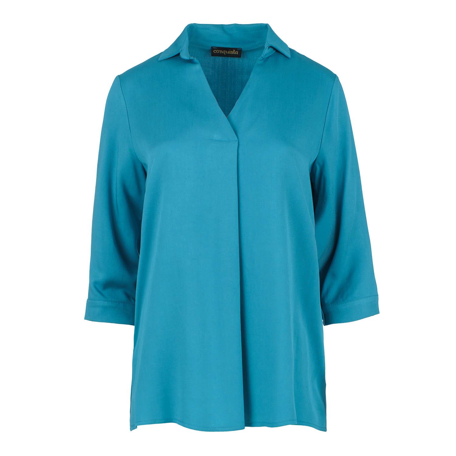 Turquoise V Hals Top